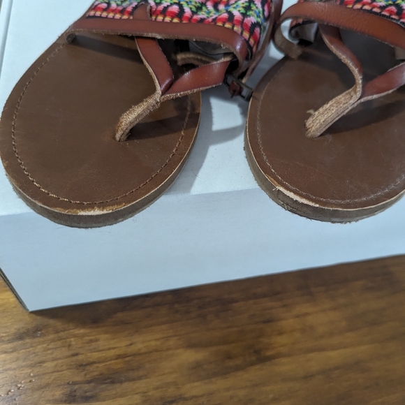 Faux Leather Sandals - Picture 2 of 5